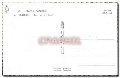 Blaye — Citadelła — Port Nord — Wydawnictwo Gaby — Rewers