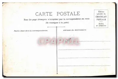 Bordeaux — Katedra św. Andrzeja — Specjalna edycja czekolady Poulain — Rewers
