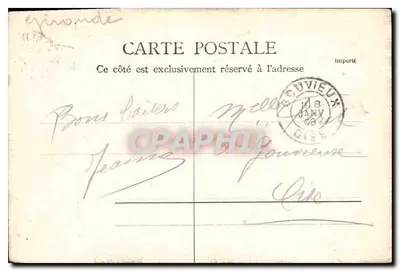 Katedra św. Andrzeja — Bordeaux — R.&J.D. 10485 B,22 — Rewers