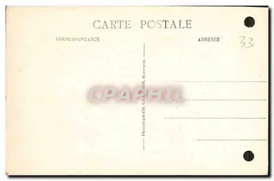 Bordeaux — Ruiny Pałacu Galliena — C.B. — Rewers