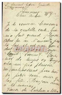 Saint-Laurent (Médoc) — Fontaine de Bernos — Ch. Goulee, editor em Soulac-sur-Mer — Verso