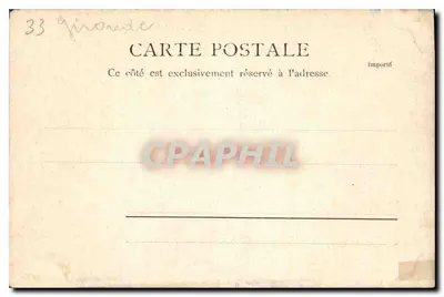 Kościół św. Andrzeja — Bordeaux — R.&J.D. 10476 sin — Rewers