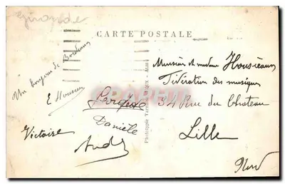 Bordeaux — Wielki Teatr — La Gironde Illustrée — Rewers