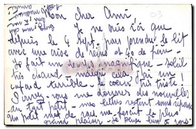 Menton — Vista Geral — Munier n°150 — Verso