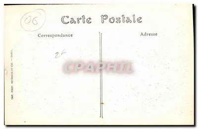 Antibes (Alpy Mityczne) — Port i Fort Réille — ND. Fot. — Rewers