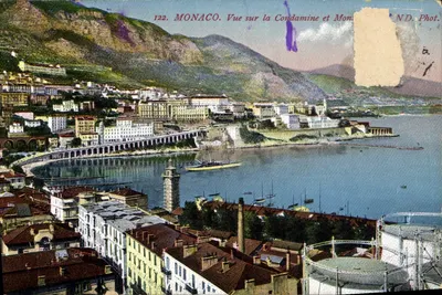 Mônaco — Vista sobre a Condamine e Monte-Carlo — ND. Fot.