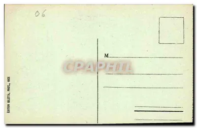 Monte-Carlo - Casino e Jardins — Edição Giletta, Nice, n°719 — Verso