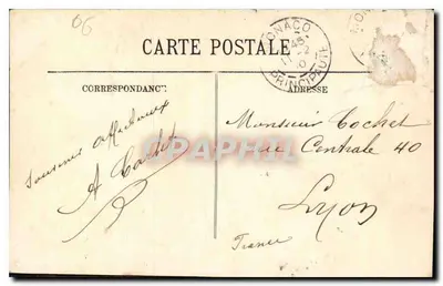 Monaco — Het Paleis van de Prins — E.L. — Achterkant