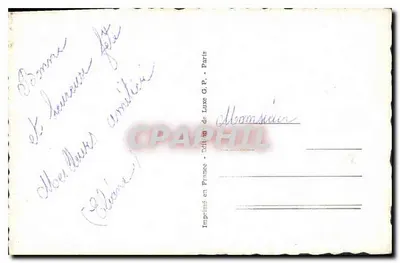 Młody para uśmiechnięta — wydawca G.P. n°166 — Rewers