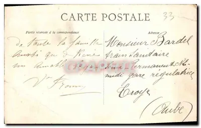 Bordeaux — Esplanada Quinconces — C.B. — Rewers