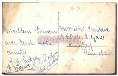 Kolumny Rostrales i Quinconces — Bordeaux — wydawca L.L.23 — Rewers
