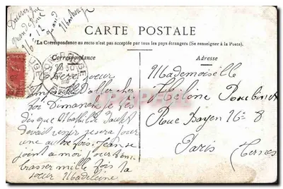 Bordeaux — Porte Cailhau — Strech, Paryż, nr 8 — Rewers
