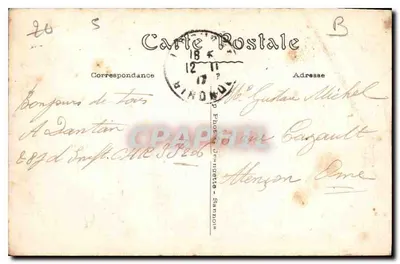 Libourne — Las Avenues Souchet, confluencia del río Isle y del río Dordogne — Edición especial « Aux Dames de France » — Reverso