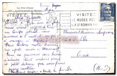 Widok wybrzeża Azorów — Kap Martin — Wydawca Joël, nr 2705 — Rewers