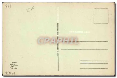 Strasbourg — Astronomiczny zegar — wydawca CH BEROERET, nr serii 516 — Rewers