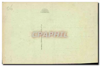 Monte-Carlo - Monumentalna Fontanna — Stara pocztówka, nr III — Rewers