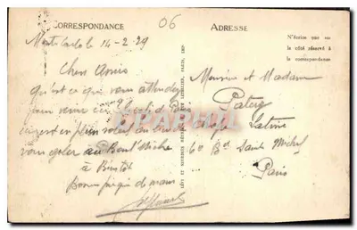 Monte-Carlo — O Café de Paris — LL. — n°67 — Verso