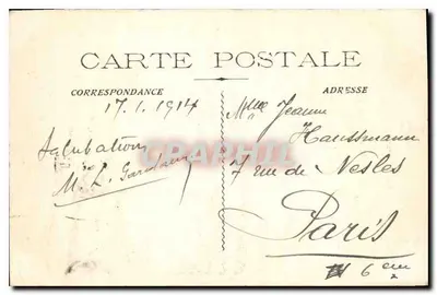 Monte-Carlo — Teatr i nowe sale — Wydawnictwo Arnault, Villefranche-sur-Mer, nr 322 — Rewers