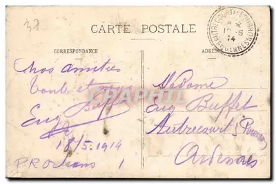 Ussé, da Rigny (Loir-et-Cher) — Il castello — Lato Est — G.B. 2 — Verso