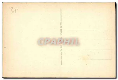 Chenonceau (Loire-et-Cher) — O Castelo — Fachada Nordeste — A. Paproux, Paris-Tours — Verso