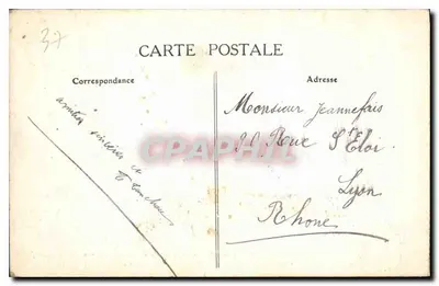 Langeais — Zamek (Monument historyczny, XI wiek), Zbudowany przez Jeana Bourrié, ministra Louisa XI. W tym zamku miała miejsce ceremonia ślubu Karola VIII i Anny Bretanii z 1491 roku - A.P. — Rewers