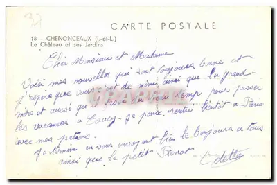 Chenonceau — Zamek i jego ogród — Cim — Rewers