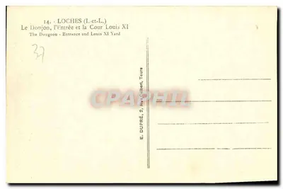 लेडोन और लुई एक्सी के कोर - लोच (लूअर-एत-शेर) - ई. डुप्रे, टर्नेस — पीछे