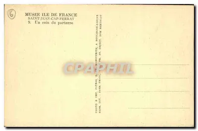 Willa z ogródkiem i basenem — Saint-Jean-Cap-Ferrat — Photo & Imp. Patras — Rewers