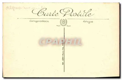 La Côte d'Azur — cienisty widok wybrzeża — LL. — Rewers