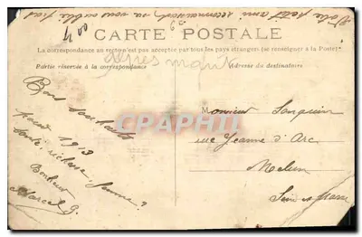 CANNES — Bulwar Croisette i Mont Chevalier — Collection Carte, 69, rue de Fréjus — Rewers