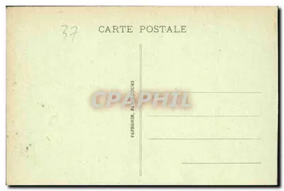 Loches (Loir-et-Cher) — Wieża Świętego Antoniego zbudowana w 1529 i Statua Alfreda de Vigny — A.P. — Rewers
