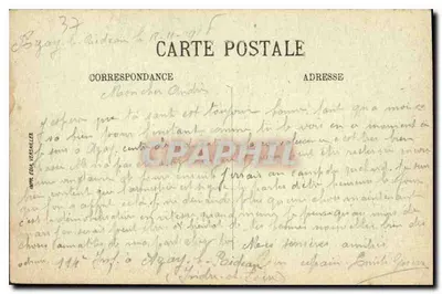 Azay-le-Rideau — Het Nationale Kasteel (Historisch monument) — Hoofdgevel — A.P. — Achterkant