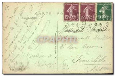 Tours — Catedral São Gatien — editor A.P. n°121 — Verso
