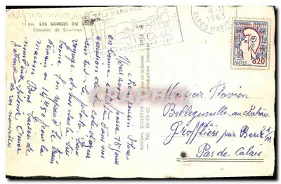 Wąwozy wilka — Skoczek Courmes — Wydawnictwo Gilletta — Rewers