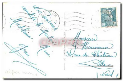 Menton — Widok z Garavan — L.I. — n°91 — Rewers