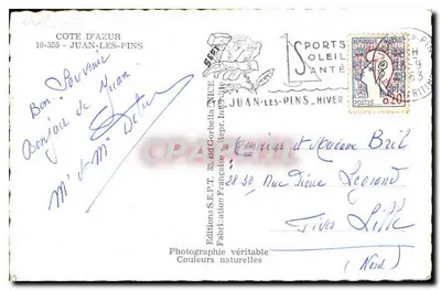 Vue de Juan-les-Pins — Côte d'Azur — Éditions Gorbella — Reverso