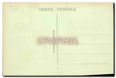Loches (Loire-et-Loire) — Samenstelling van de Toren van Louis XI en het Martelet — A.P. — Achterkant