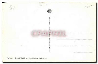 Tapeçaria - Tentação — LANGEAIS — Paris — Verso