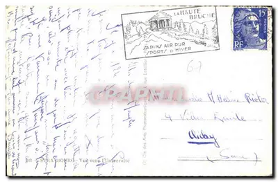 Strasburg — widok ku Uniwersytetowi — Spółka Sztuki Fotomechanicznej — Rewers