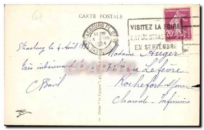 Strasbourg — Dom Kammerzell — wydawca nieznany, nr serii 142 — Rewers