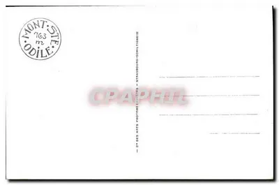 Mont Ste-Odile (wys. 763 m.) i St-Nabor — Wydawca: Cie des Arts Photomecaniques, Strasbourg-Schiltigheim — Rewers