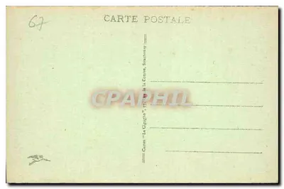 Strasbourg — Panoramiczny widok z szpitala — wydawca La Cigogne, nr 21 — Rewers