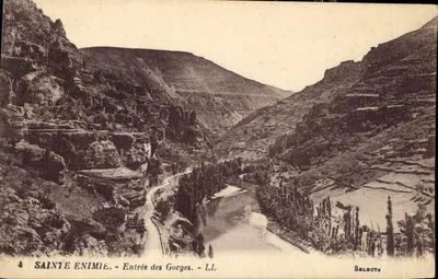 Sainte Enimie - Entrada das Gorges - LL - Selecta