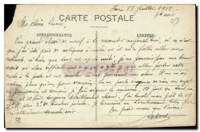 Cachoeira de Castelmenier — Aulus-les-Bains — Fototipo Ladoucne Frères, Toulouse — Verso