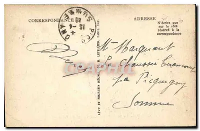 Monaco — O Palácio do Príncipe — LL — 235 — Verso