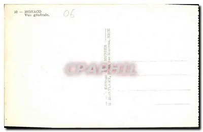 Monako — Ogólny widok — G. Montillet, ulica Maceau, Nice — Rewers