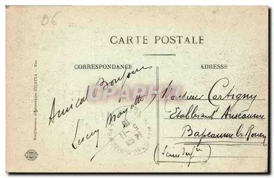 Monte-Carlo — Ogólny widok — Ogrody Monako — Wydawnictwo Gilletta, nr 711 — Rewers
