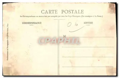 CANNES - Eiland Sainte-Marguerite - Gevangenis van de Man van IJzer — Uitgave Gilelta, foto, Nizza, n°405 — Achterkant