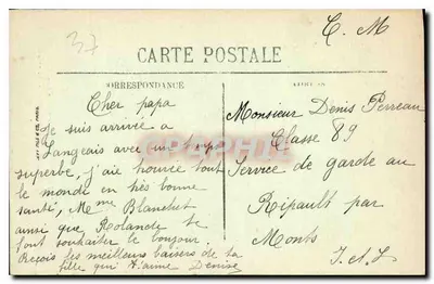 Langeais (Loir-et-Cher) — Zamek zbudowany w 1460 roku przez ministra Jana Bourré pod Ludwikiem XI — LL, nr 50 — Rewers