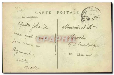Amboise — Zamek (XVe i XVIe) — wydawca A. P. — Rewers